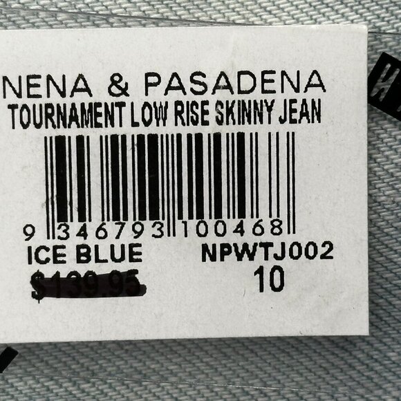 ๐ Nena X Pasedena Tournament Low Rise Skinny Jeans - NWT ๐ - Picture 6 of 7